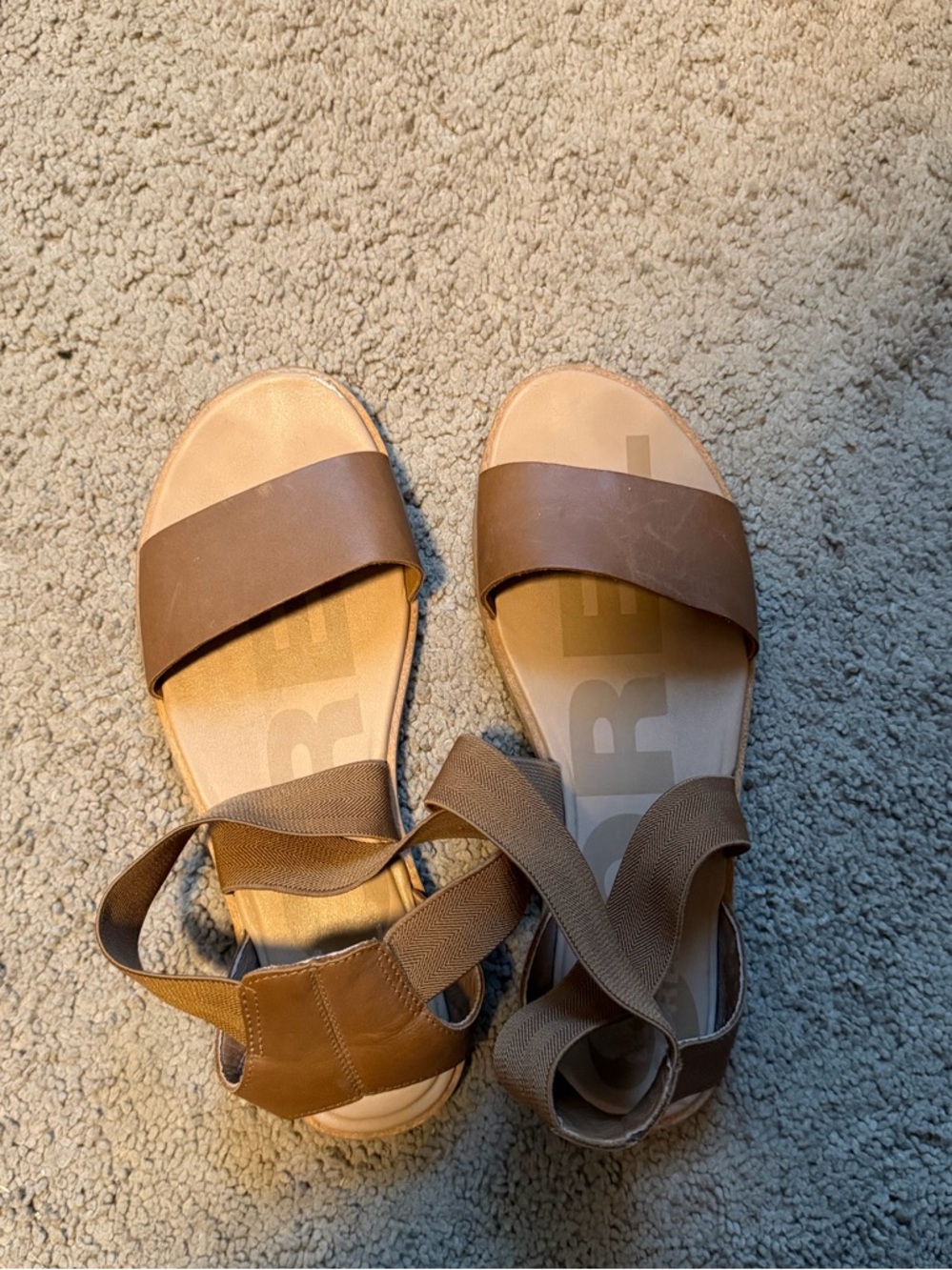Sorel Women's Tan Brown Strappy Wrap Sandals
